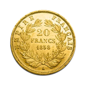 20 Francs Napoleon - Revers