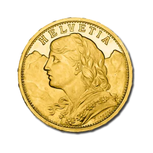 20 Francs Croix Suisse - Revers